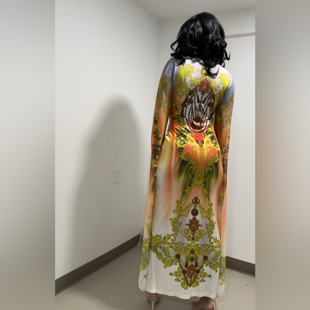 Printed Maxi W/Split - image 4